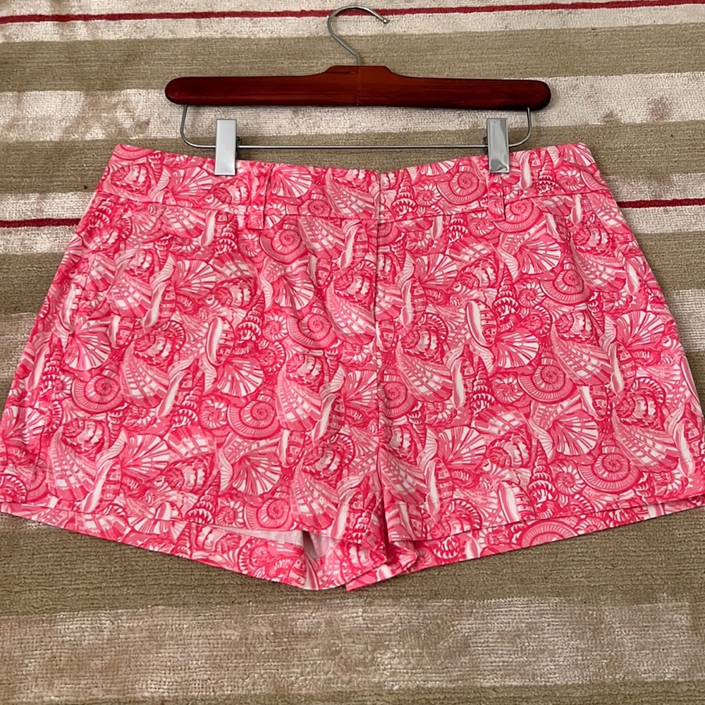 Wms Vineyard Vines Shell Pink Shorts; 6